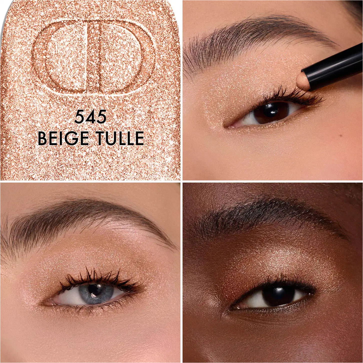 Aplicação da sombra em variados tons de pele