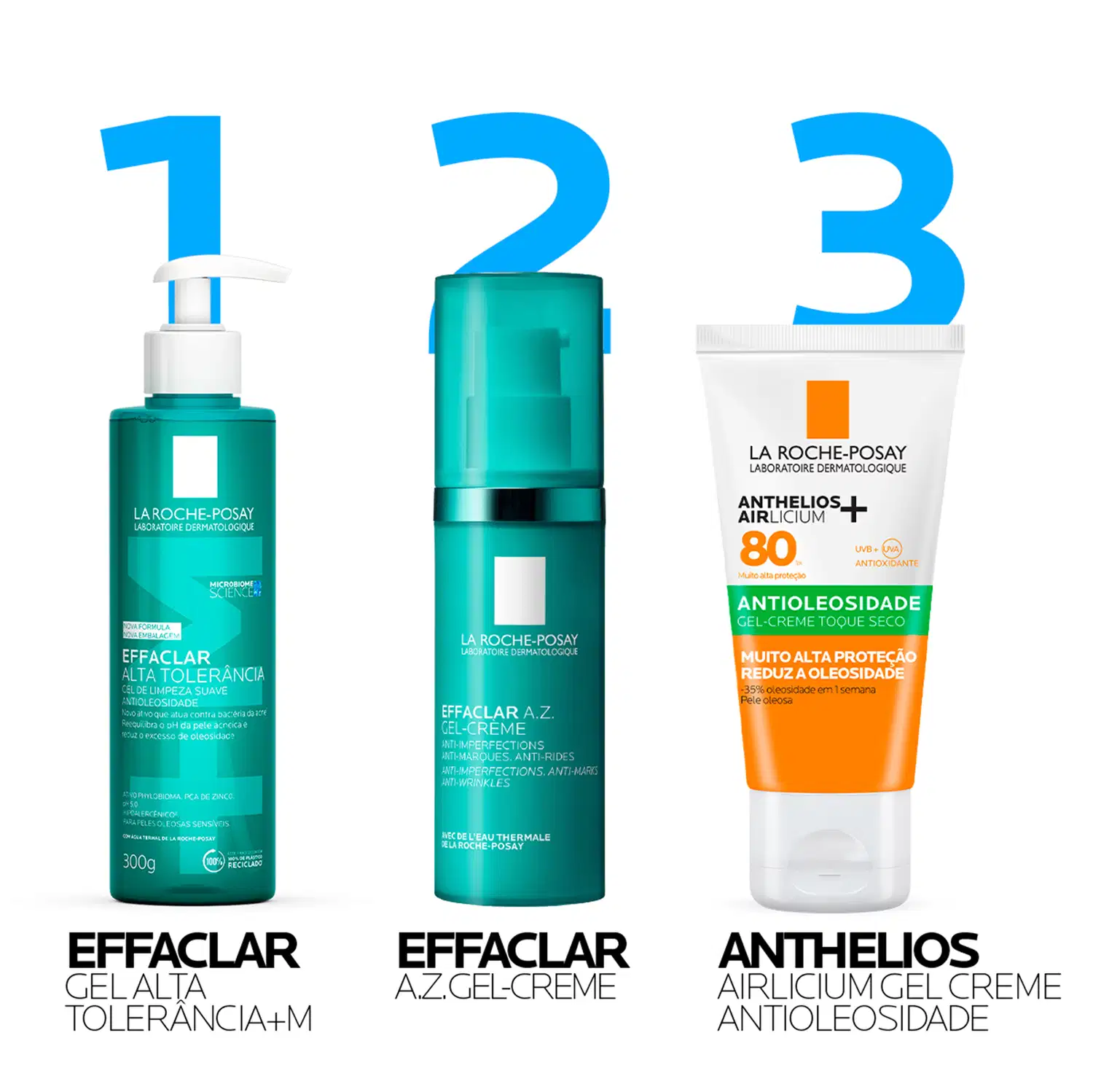 Gel-Creme Antissinais La Roche-Posay Effaclar A.Z., 40ml.