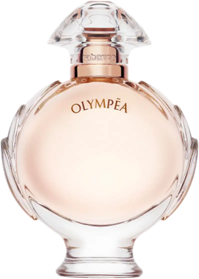 Olympéa é um perfume Rabanne feminino oriental fresco. Um aroma que invoca a força de Olímpia, deusa grega mitológica.