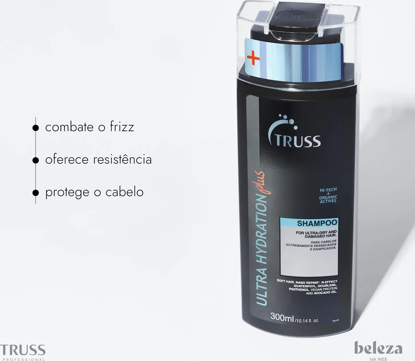 combate o frizz, oferece resistência, protege o cabelo