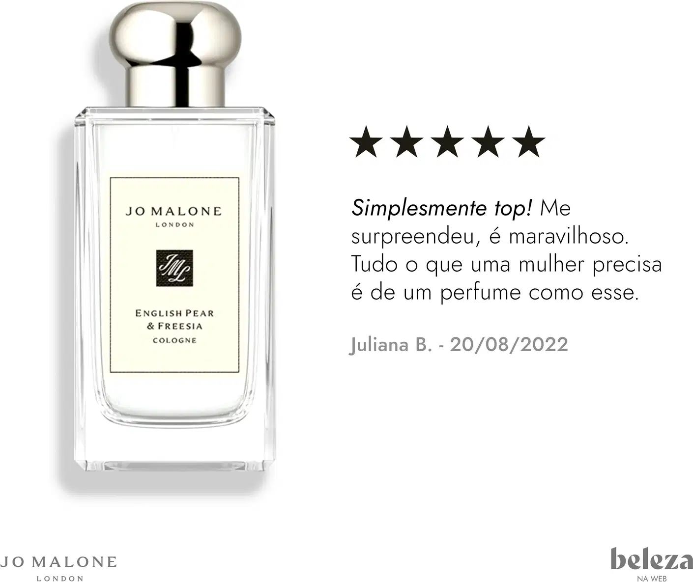 Perfume English Pear & Freesia Jo Malone Cologne 30ml | Beleza na Web