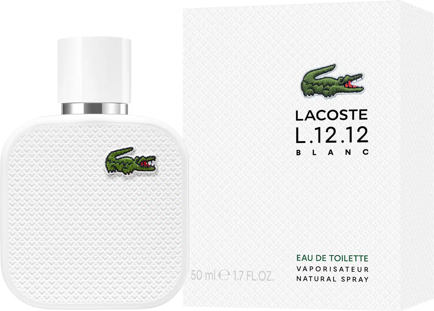 A imagem mostra o frasco do perfume ao lado da embalagem, em fundo branco.