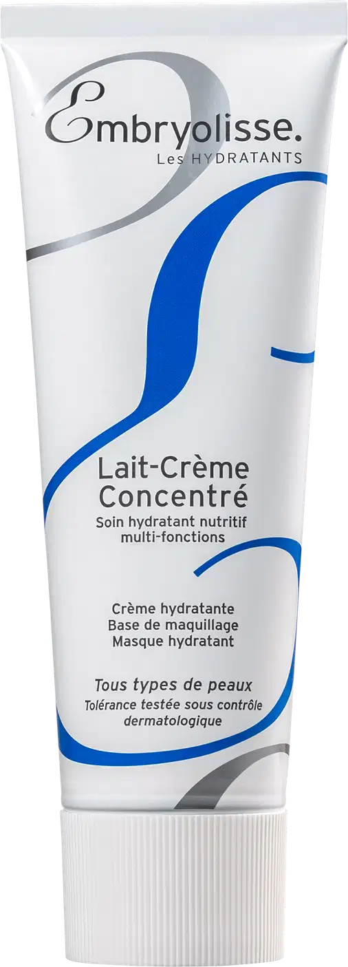 A imagem mostra o Leite Hidratante Facial, Embryolisse Concentré da marca Embryolisse.