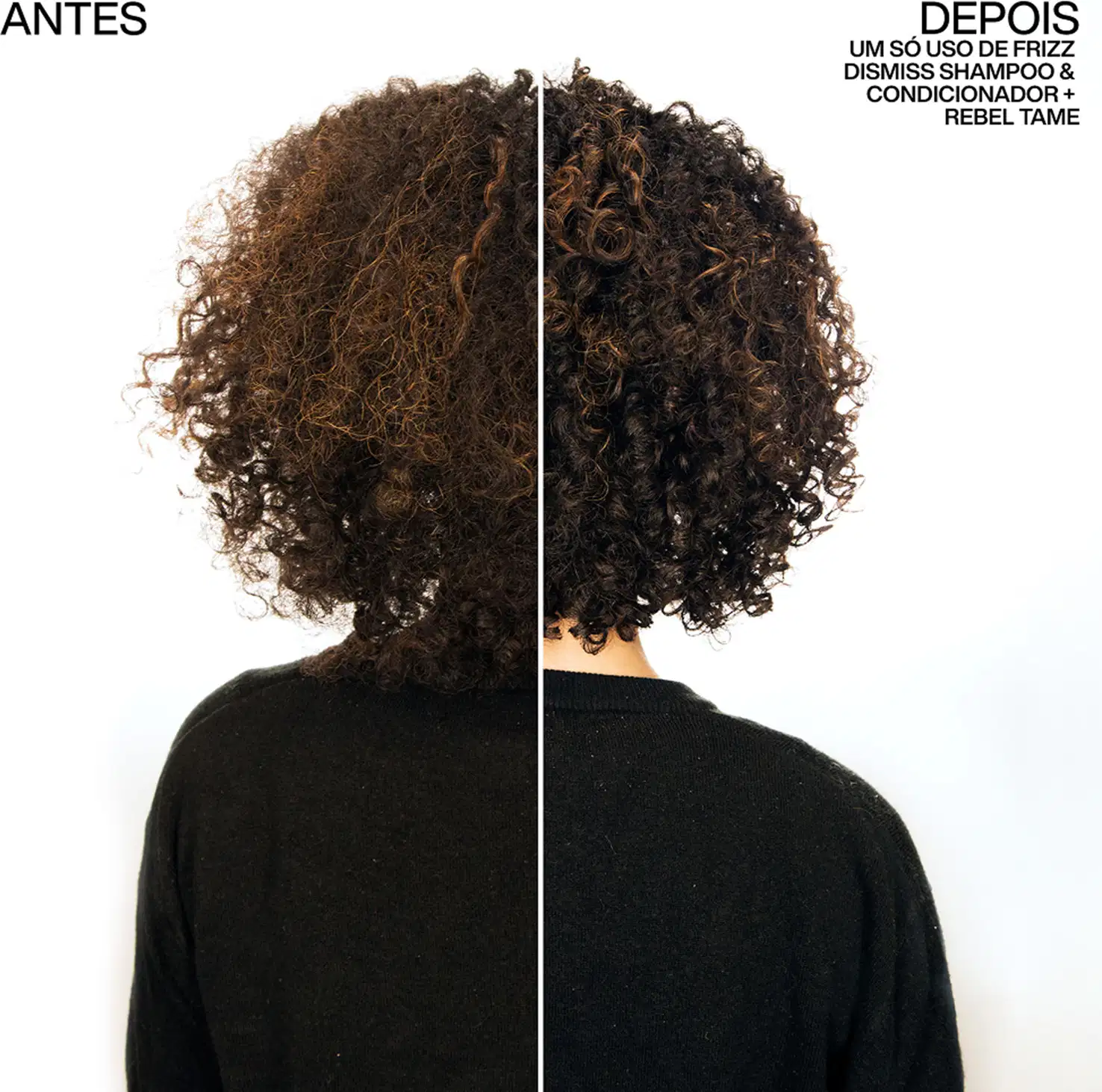 Antes e depois do uso