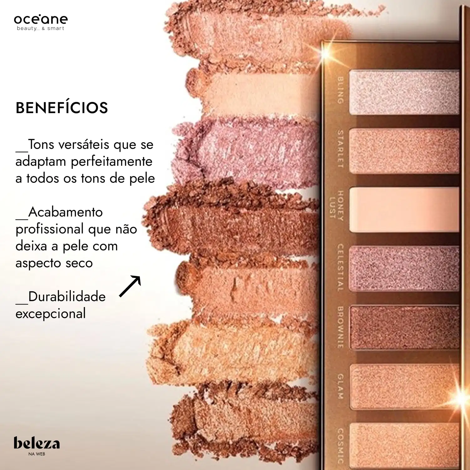 Tons versáteis que se adaptam perfeitamente a todos os tons de pele. Acabamento profissional que não deixa a pele com aspecto seco. Durabilidade excepcional.