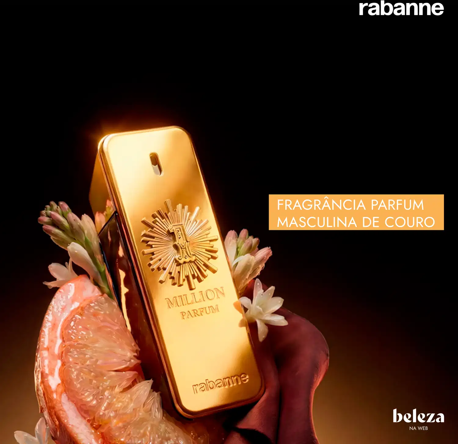 FRAGRANCIA PARFUM MASCULINA DE COURO