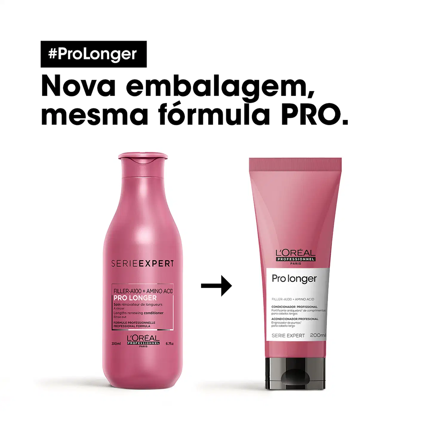 Condicionador L'Oréal Professionnel Pro Longer, 200ml.