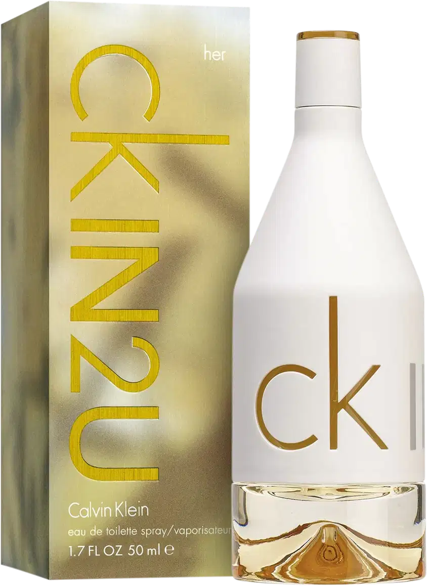 Perfume feminino CK in2U For Her de Calvin Klein. Volumetria 50ml.