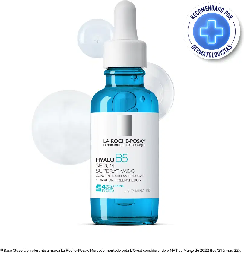 A imagem mostra o Sérum Redutor de Linhas Hyalu B5 de La Roche-Posay.