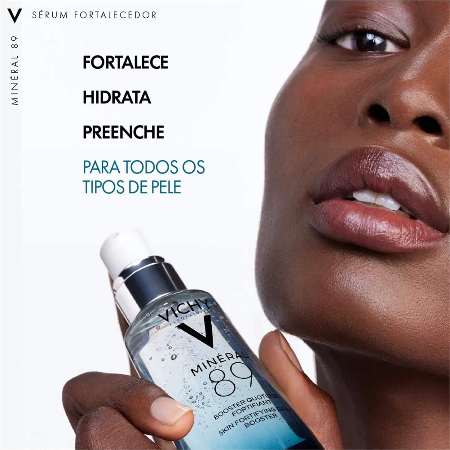 A imagem mostra o Hidratante Facial Vichy Minéral 89.