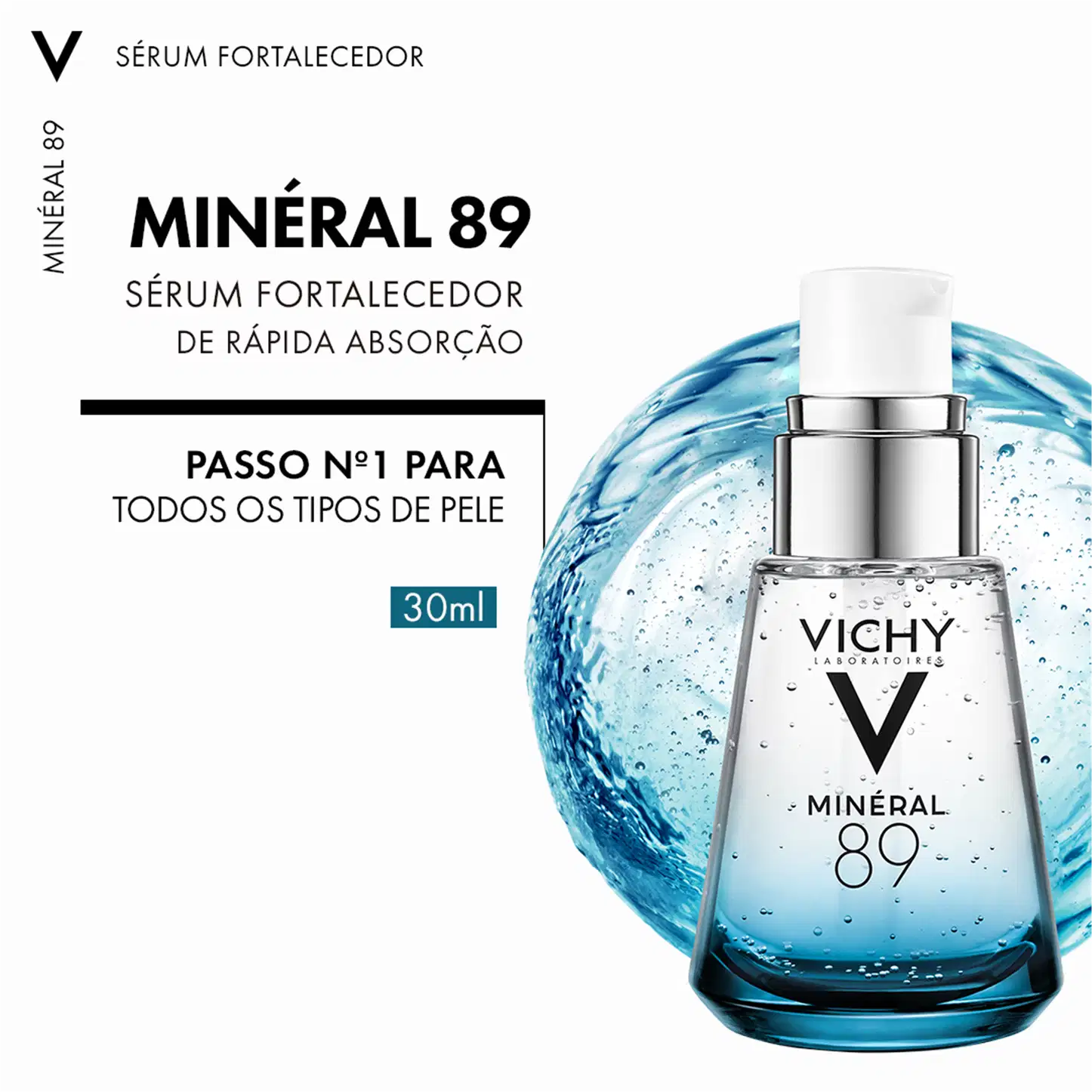 A imagem mostra o Hidratante Facial Vichy Minéral 89.