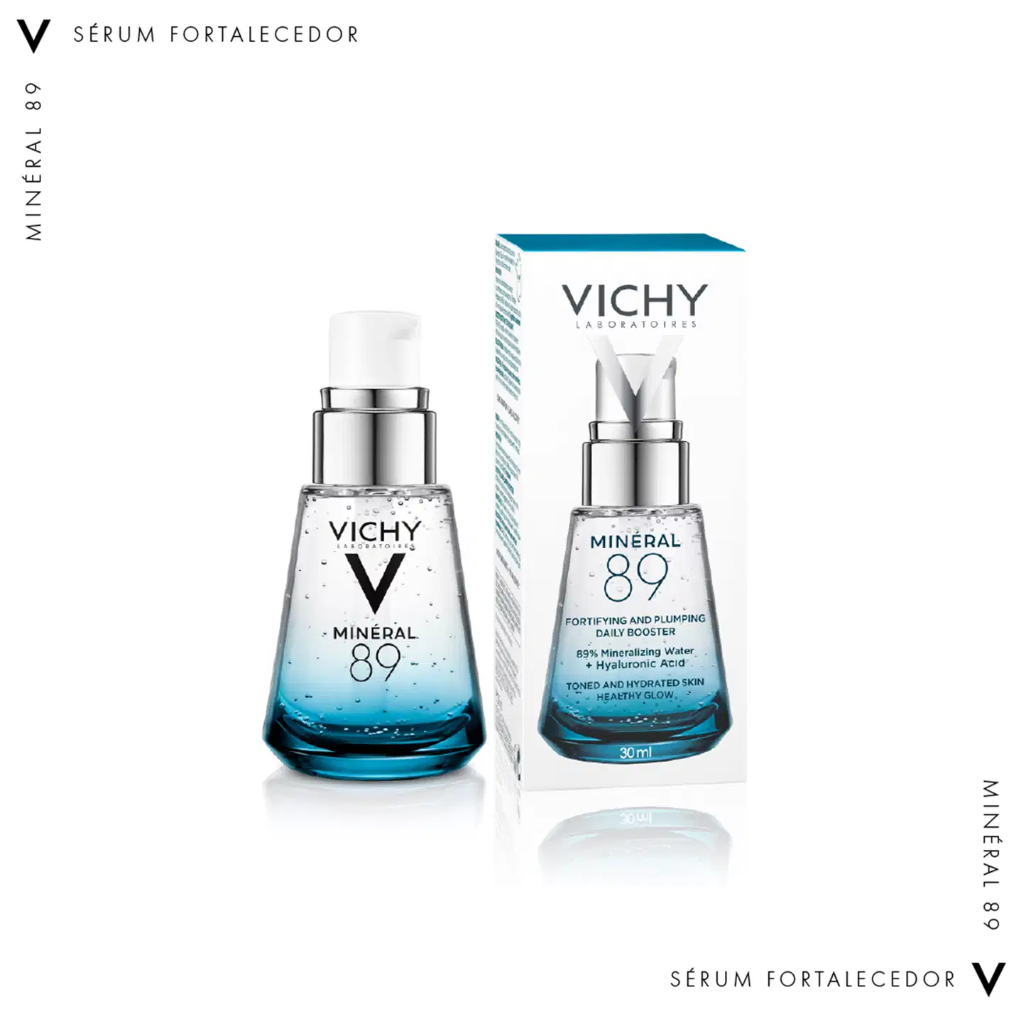 A imagem mostra o Hidratante Facial Vichy Minéral 89.