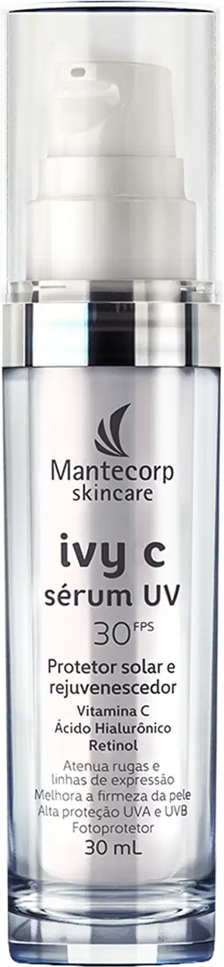 Sérum Protetor Solar Rejuvenecedor Facial Mantecorp Ivy C UV 30FPS com 30ml