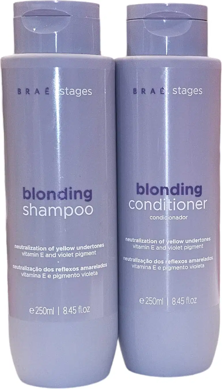 Kit Braé Stages Blonding Duo Home Care, 2 produtos.
