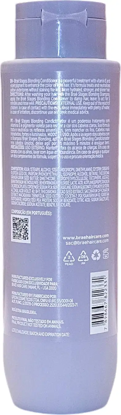 Kit Braé Stages Blonding Duo Home Care, 2 produtos.