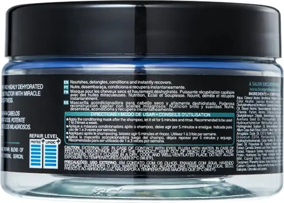 Kit TRUSS Miracle Power Care, 6 produtos.