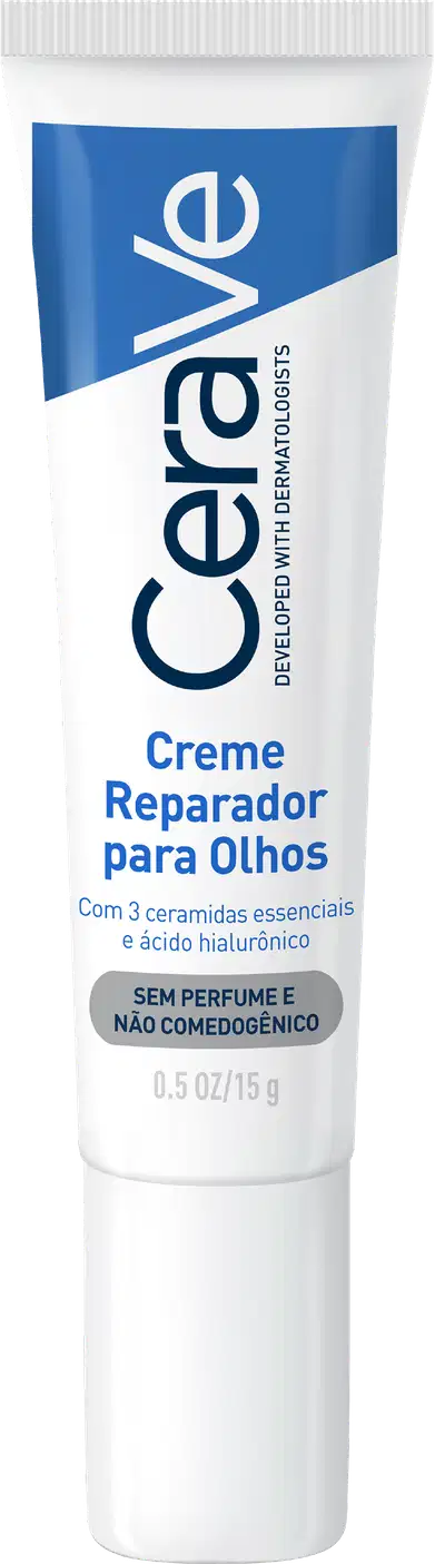 A imagem mostra o Creme para Área dos Olhos Eye Repair de CeraVe.