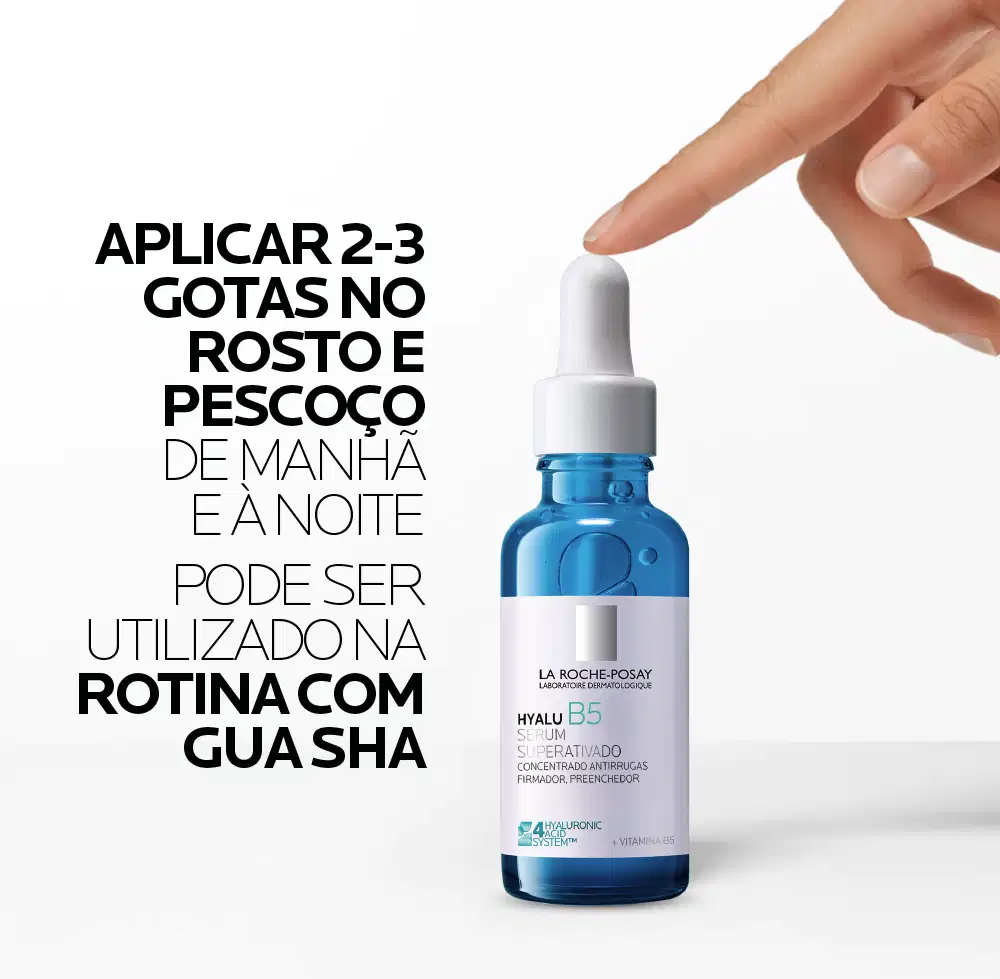 A imagem mostra o Sérum Redutor de Linhas Hyalu B5 de La Roche-Posay.