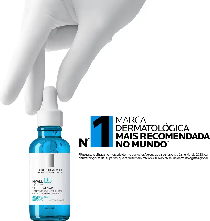 A imagem mostra o Sérum Redutor de Linhas Hyalu B5 de La Roche-Posay.