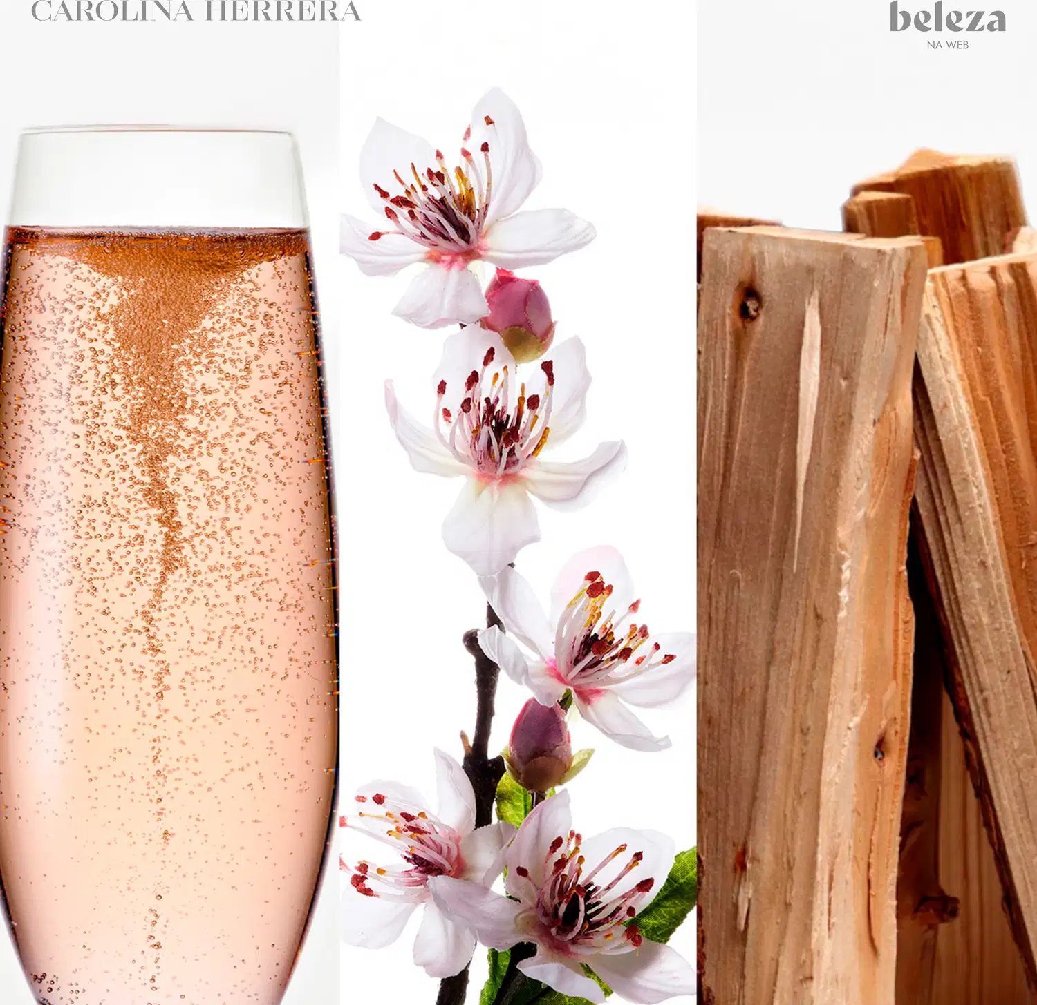 Frasco de body spray Carolina Herrera 212 VIP Rose, com embalagem em tons de rosa e branco, contendo 250 ml do produto.
