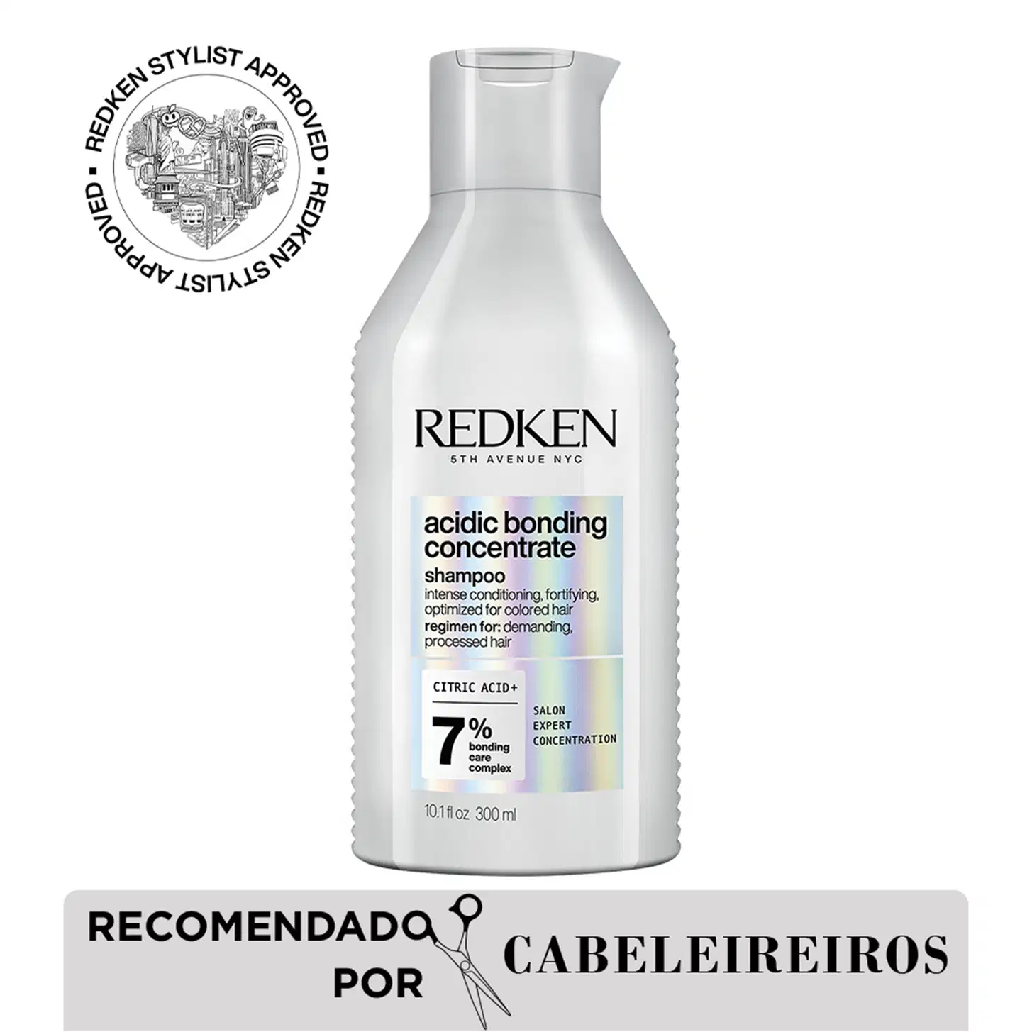Recomendado por cabeleireiros.