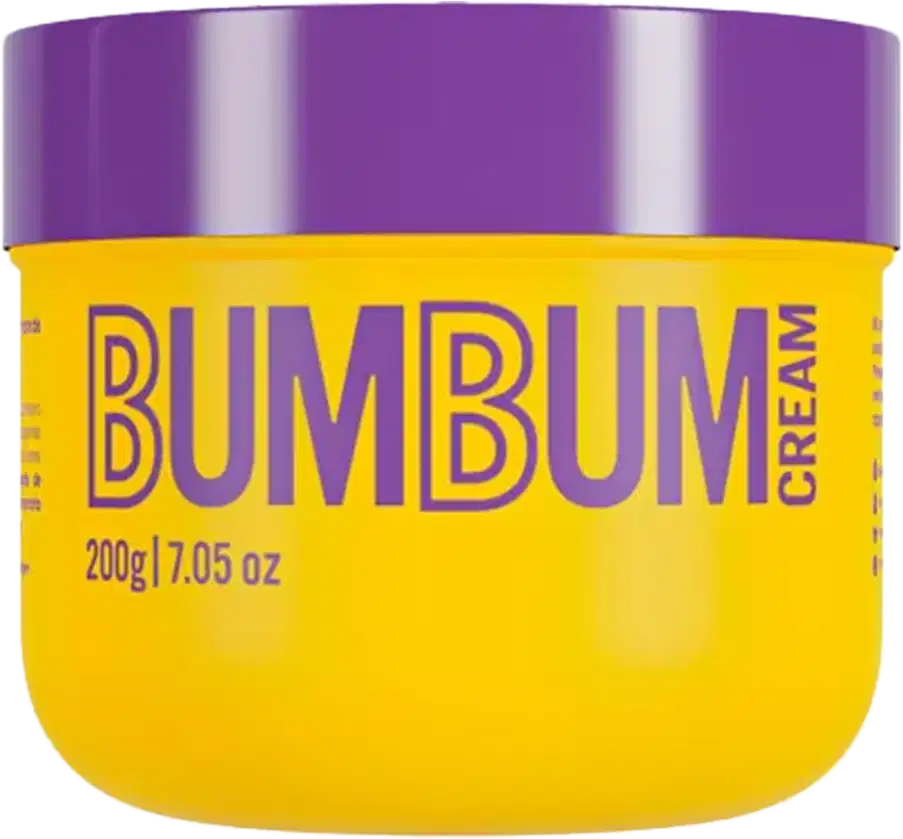 A imagem mostra o Creme Corporal Bumbum Cream da marca Beleza Brasileira.