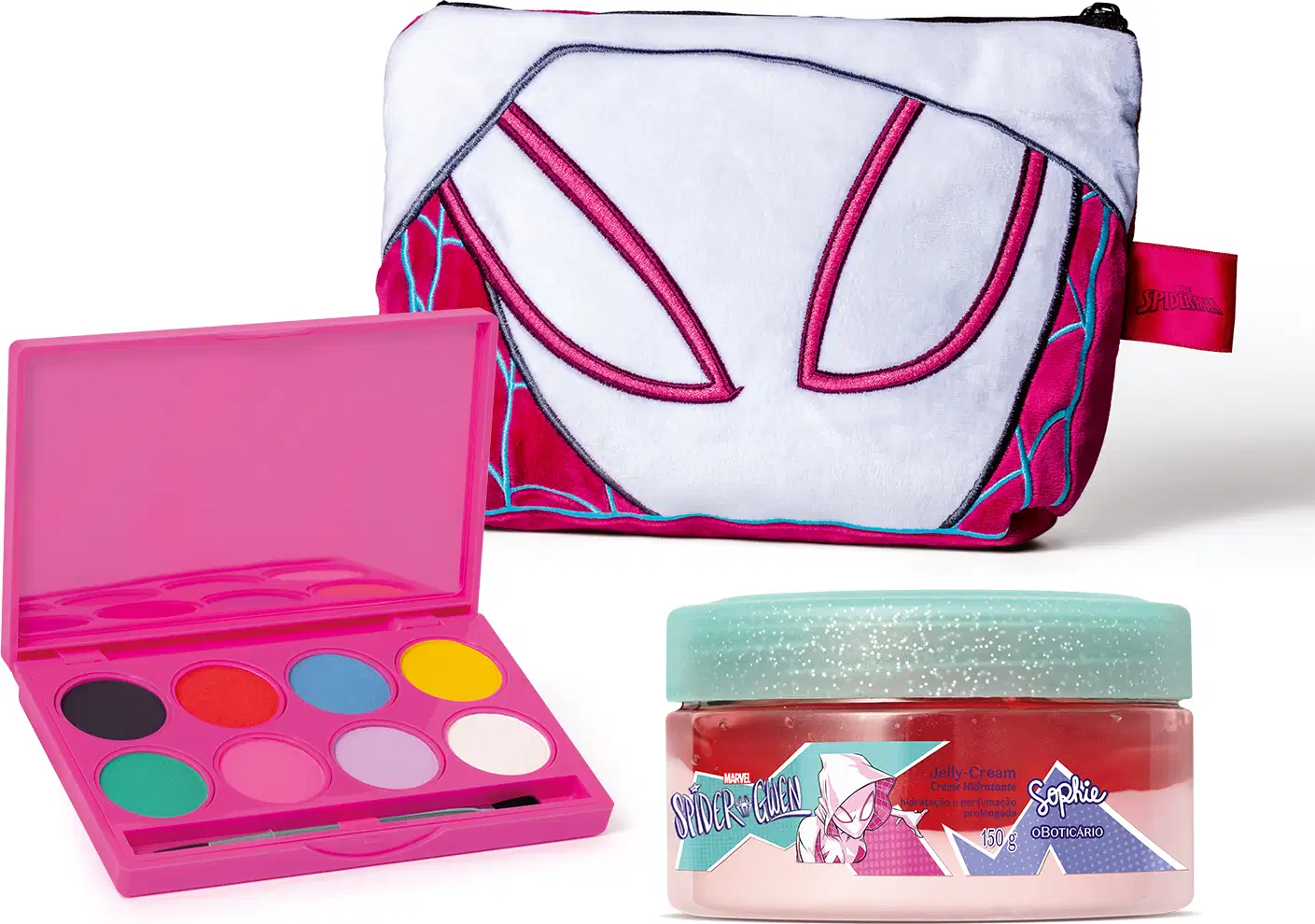 フェイスクリーム Sophie Combo Sophie Spider-Gwen: Paleta Mulfunional 10g +Jelly Cream
