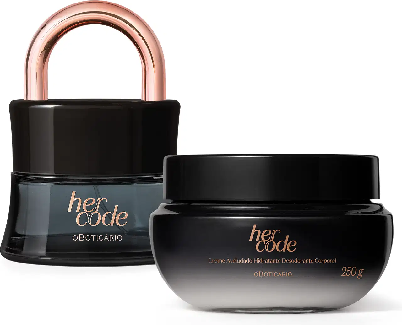 Combo Her Code: Eau De Parfum 50ml + Creme Aveludado 250g | O