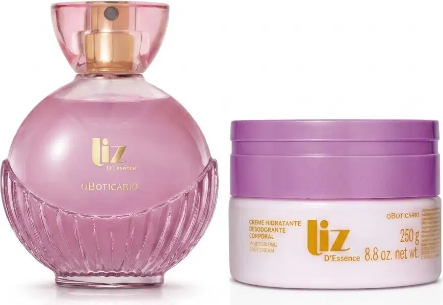 Combo Liz D'essence: Desodorante Colônia 100ml + Creme Hidratante