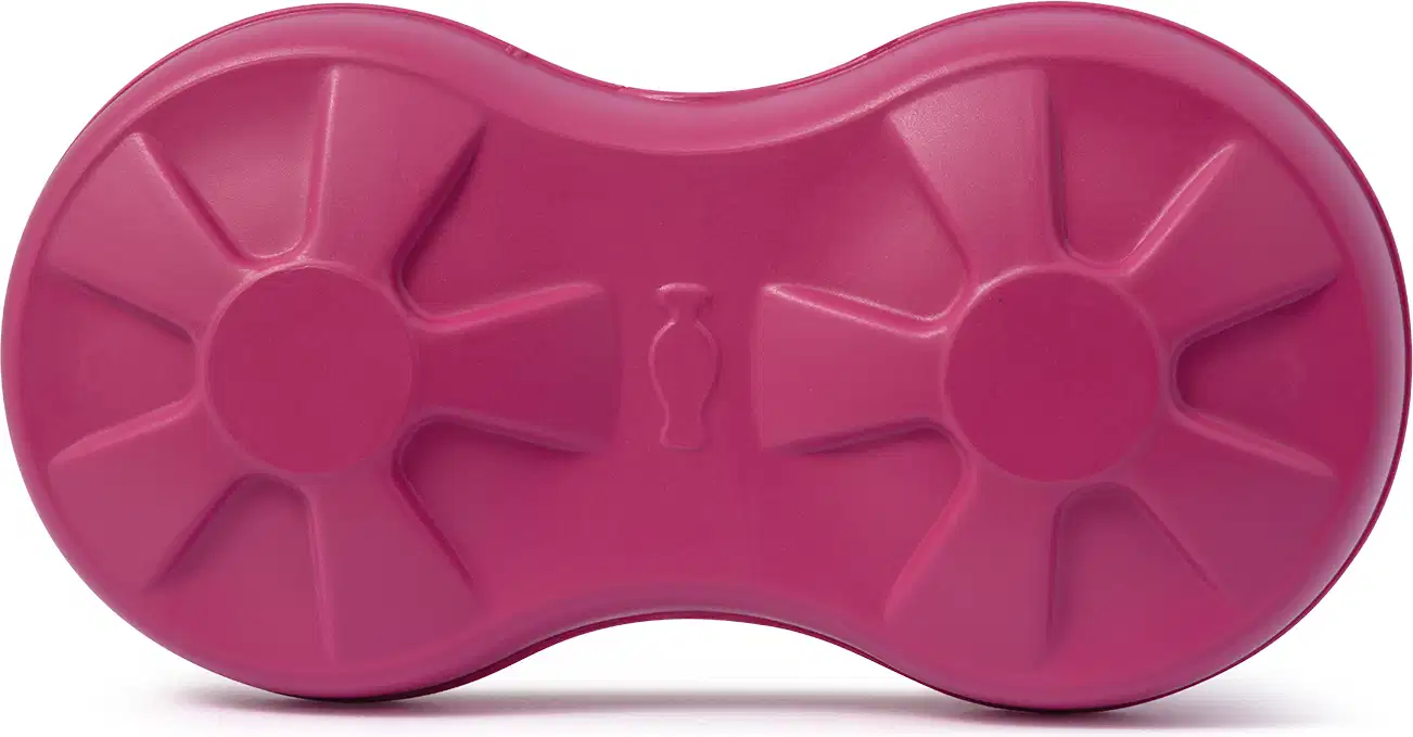 Base para sólidos na cor rosa da marca Nativa SPA, ideal para produtos em barra. O produto tem duas partes arredondadas para acomodar os itens.