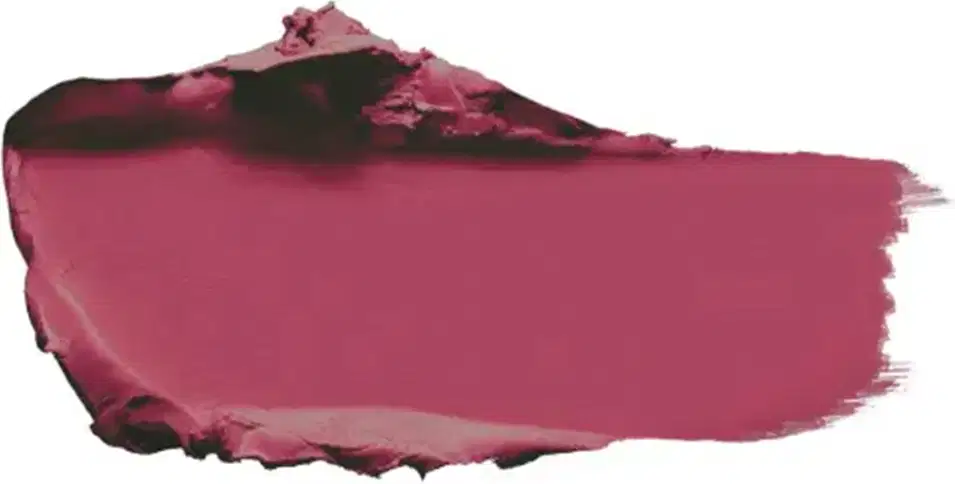 Textura do batom cremoso da marca Intense na cor rosa com um rastro cremoso e uniforme no fundo branco.