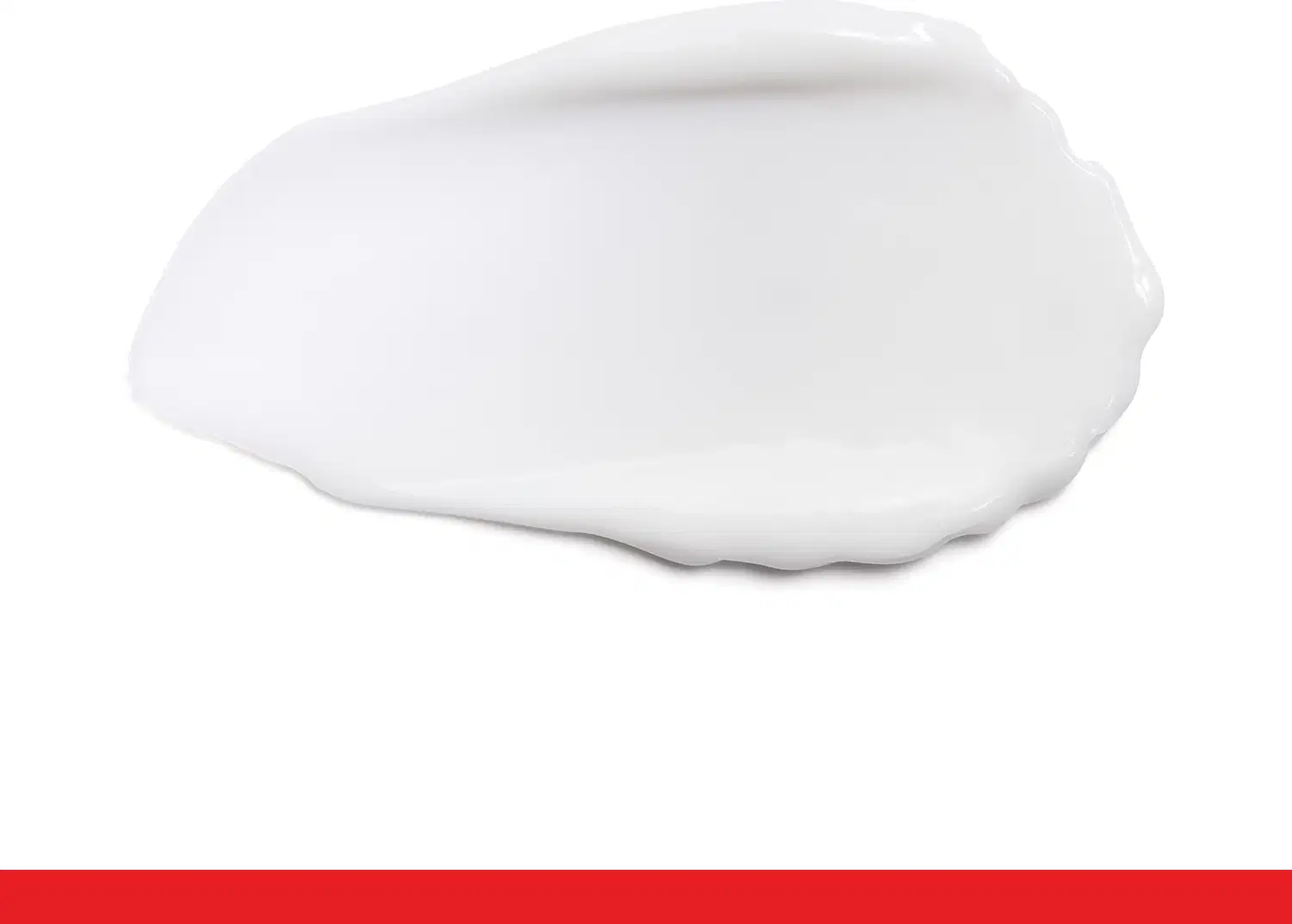 Textura branca, cremosa e brilhante de creme facial multirreparador calmante Botik Cica Pantenol E Ceramidas, com superfície lisa e uniforme, ocupando a maior parte da imagem.