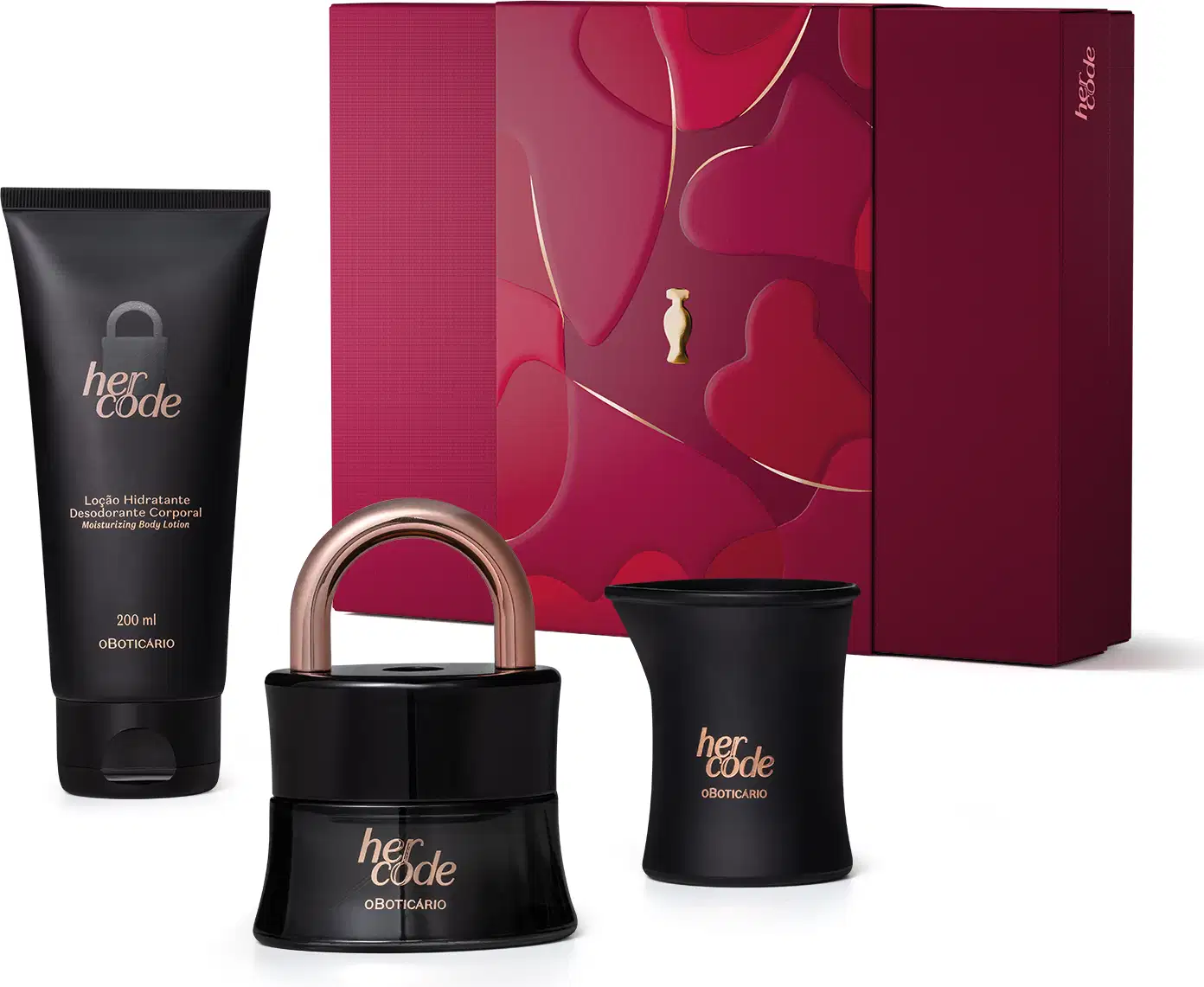 Kit Presente Her Code (3 itens) | O Boticário