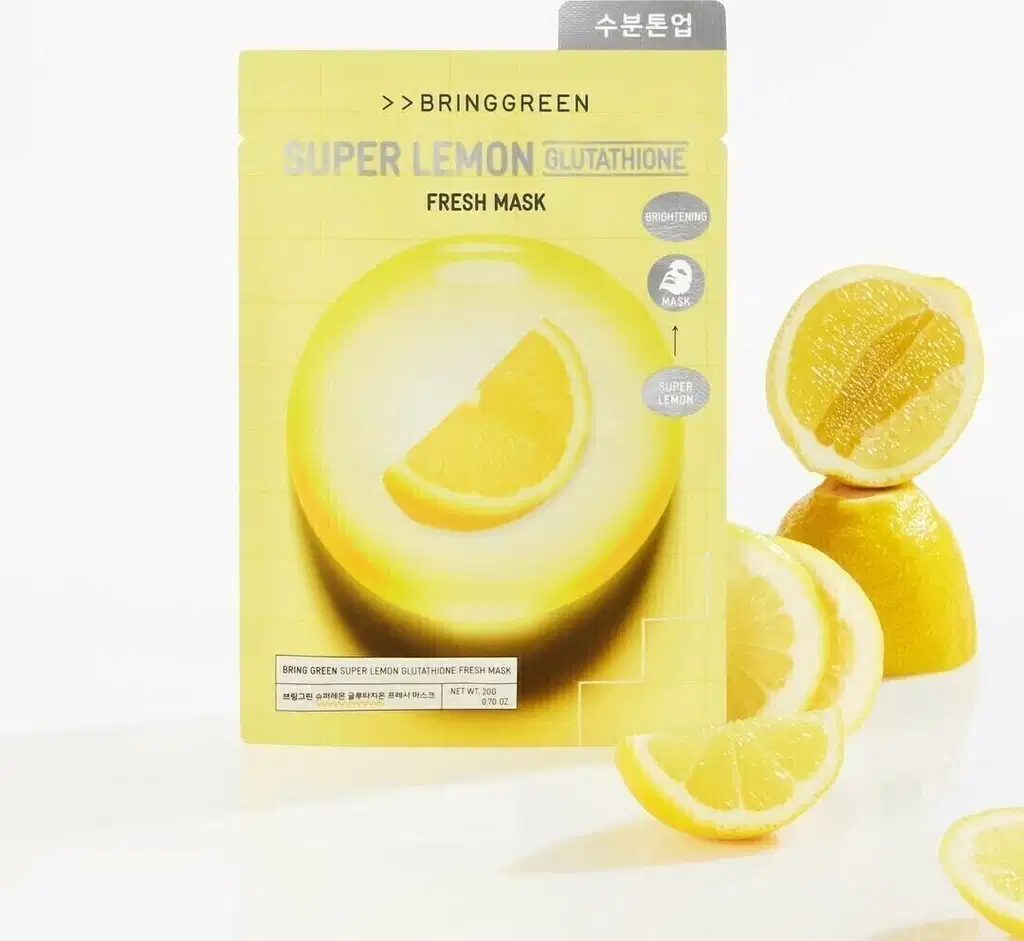 Máscara Facial Bringgreen Fresh Mask Super Lemon Glutathione