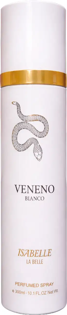 Body Splash Isabelle La Belle Veneno Bianco, 300ml.