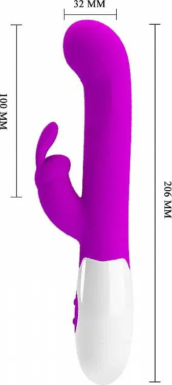Vibrador Pretty Love Centaur Silicone, 1 produto.