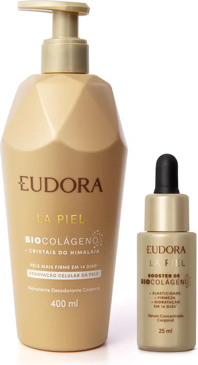 Kit Eudora La Piel: Sérum Concentrado Corporal 25ml + Hidratante Desodorante Corporal 400ml