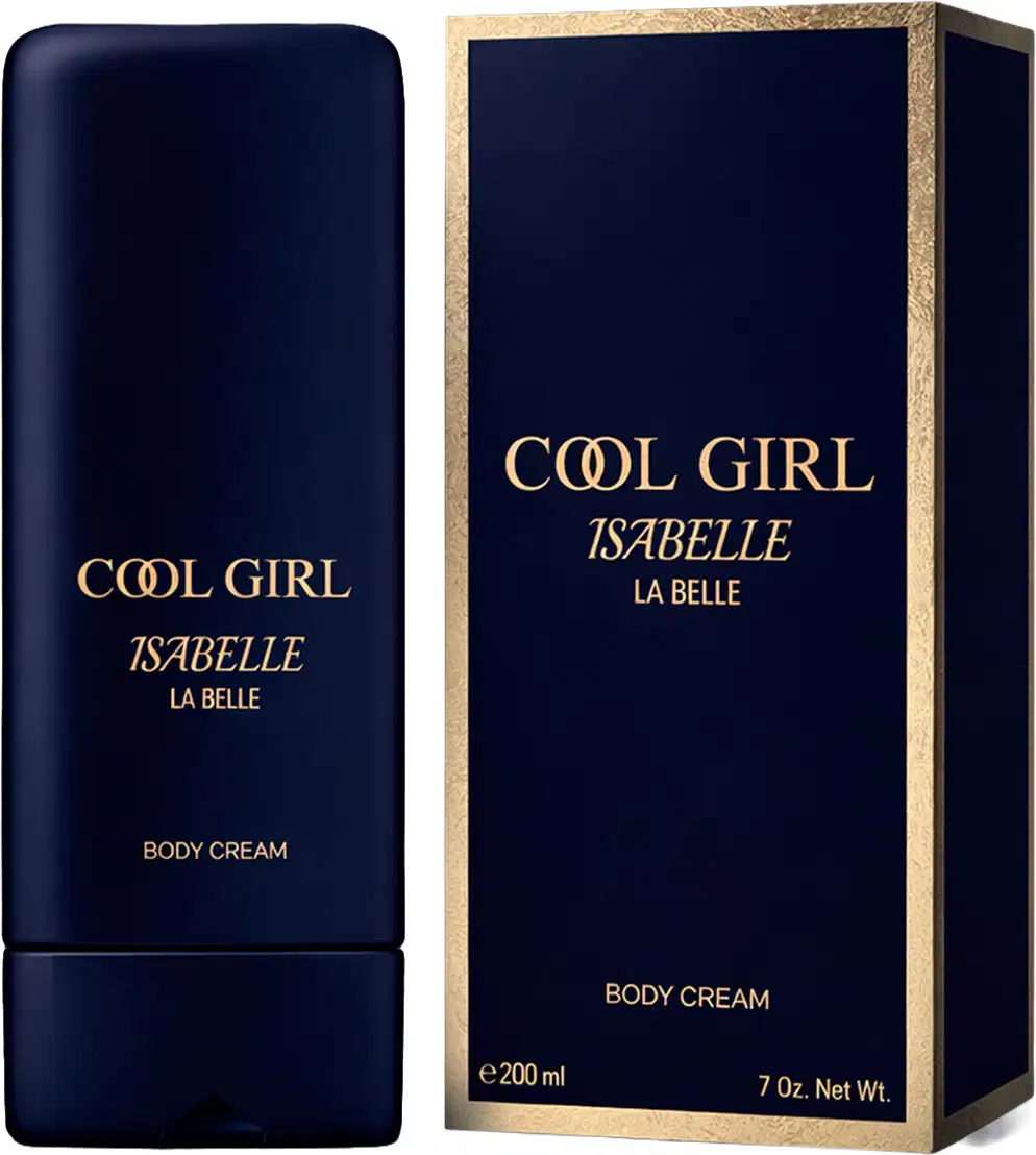 Loção Hidratante Corporal Isabelle La Belle Cool Girl, 200ml.