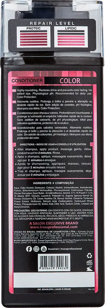 Kit TRUSS Color + Uso Obrigatório Oil Trio, 3 produtos.