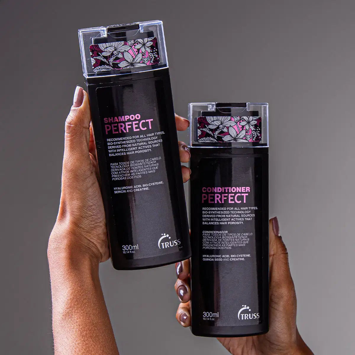 Kit TRUSS Perfect + Uso Obrigatório Oil Trio, 3 produtos.