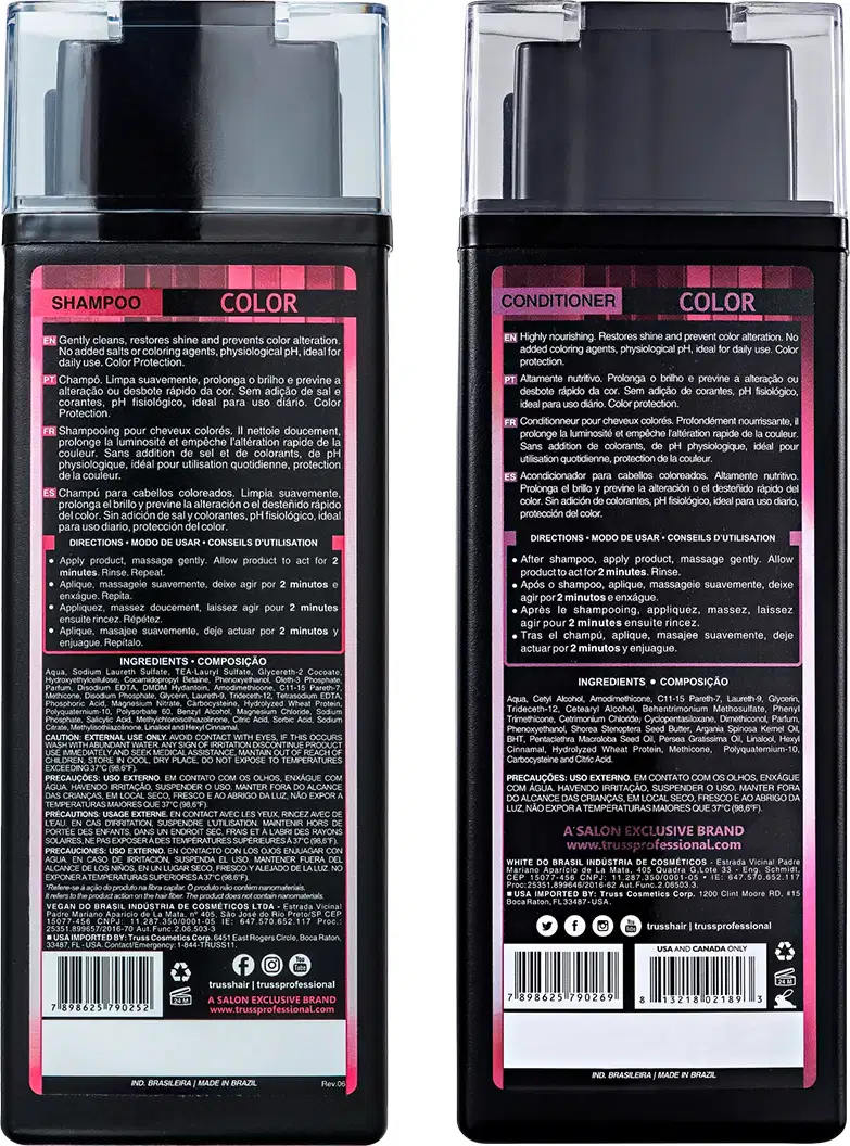 Kit TRUSS Color + Uso Obrigatório Oil Mini, 3 produtos.