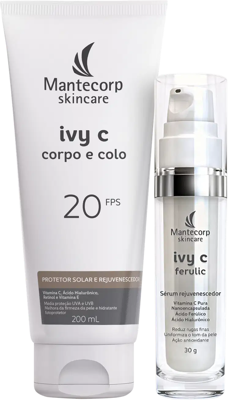 Kit Mantecorp com Ivy C Corpo e Colo  e Ivy C Ferulic