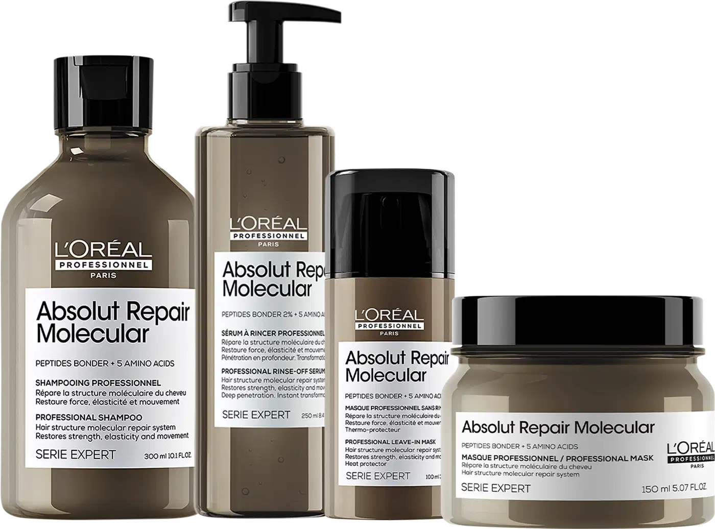 Kit L'Oréal Professionnel com produtos da linha Absolut Repair Molecular