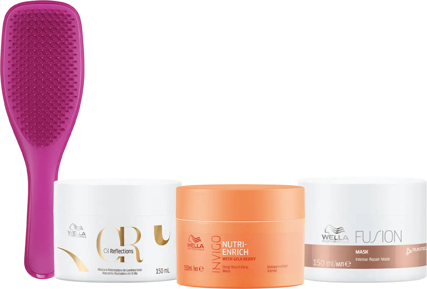 Kit Beleza na Web Cronograma Capilar, 4 produtos.