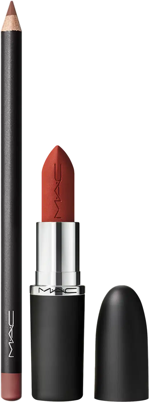 Kit M·A·C MACximal Sugar Dada + Lip Pencil Cool Spice, 2 produtos.