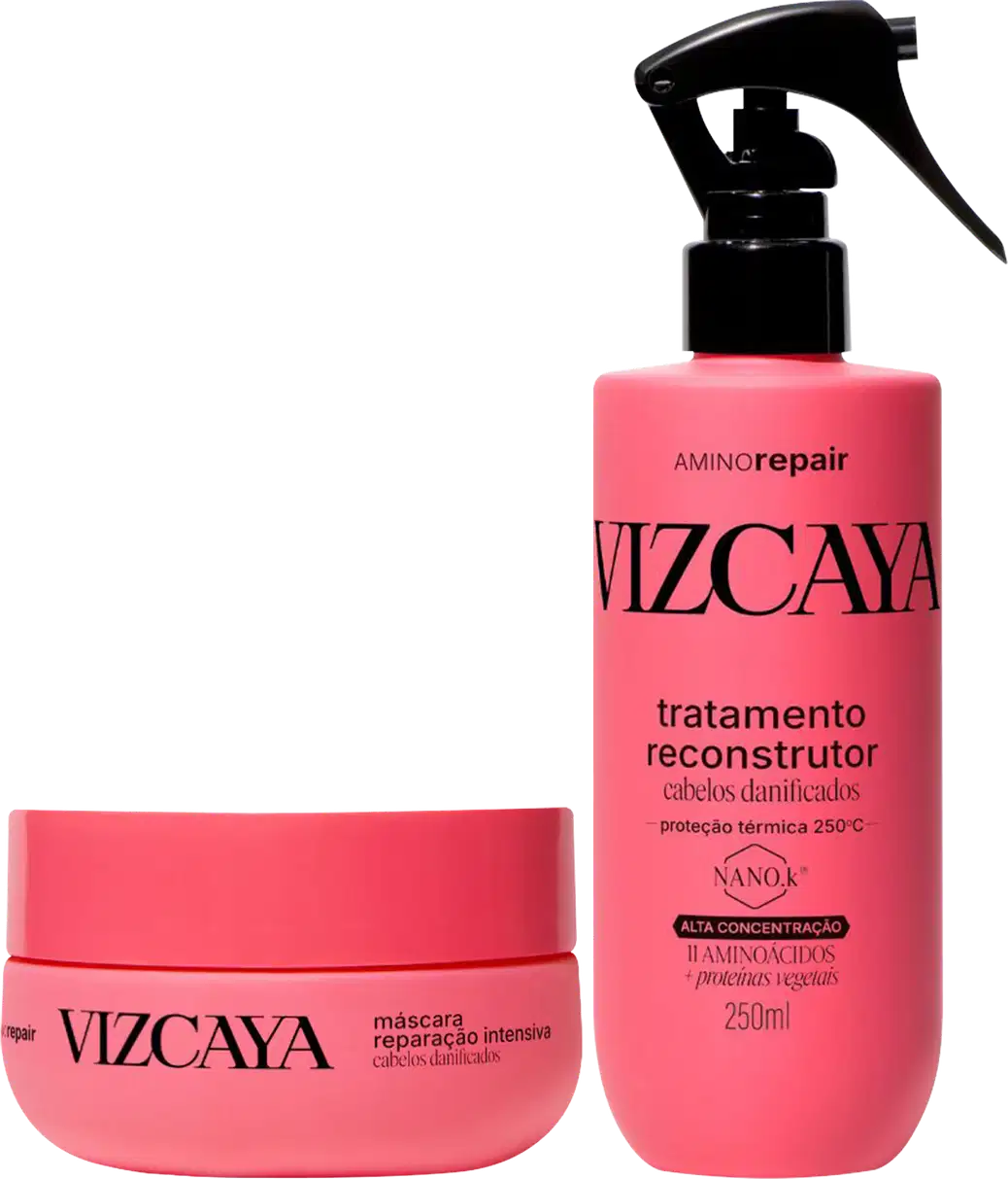 Kit Vizcaya Amino Repair Duo Treat, 2 produtos.