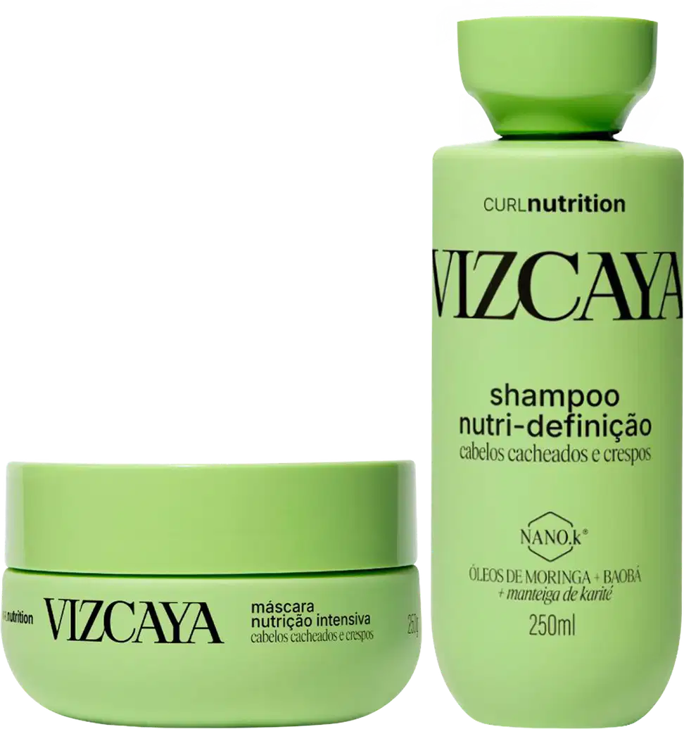 Kit Vizcaya Curl Nutrition Duo Treat, 2 Produtos.