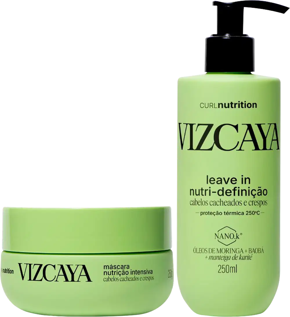 Kit Vizcaya Curl Nutrition Duo Treat, 2 Produtos.