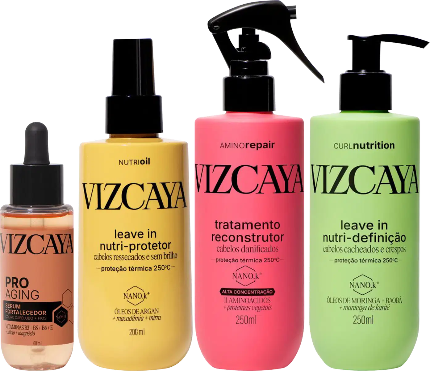 Kit Vizcaya Full, 4 produtos.