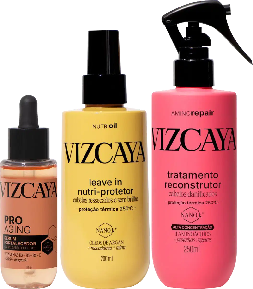 Kit Vizcaya Trio, 3 Produtos.